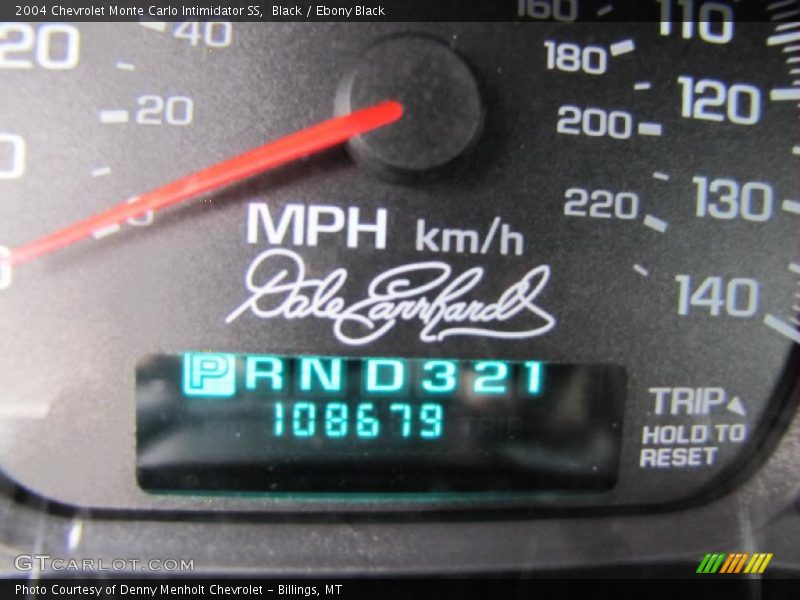 Black / Ebony Black 2004 Chevrolet Monte Carlo Intimidator SS