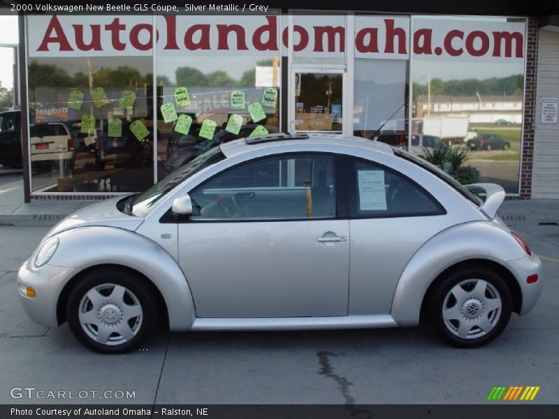 Silver Metallic / Grey 2000 Volkswagen New Beetle GLS Coupe
