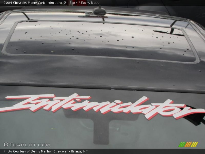 Black / Ebony Black 2004 Chevrolet Monte Carlo Intimidator SS