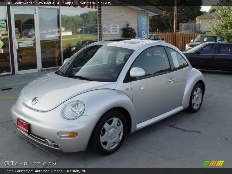 Silver Metallic / Grey 2000 Volkswagen New Beetle GLS Coupe