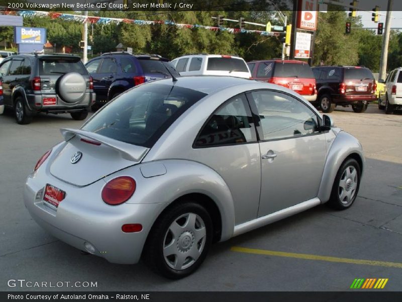 Silver Metallic / Grey 2000 Volkswagen New Beetle GLS Coupe