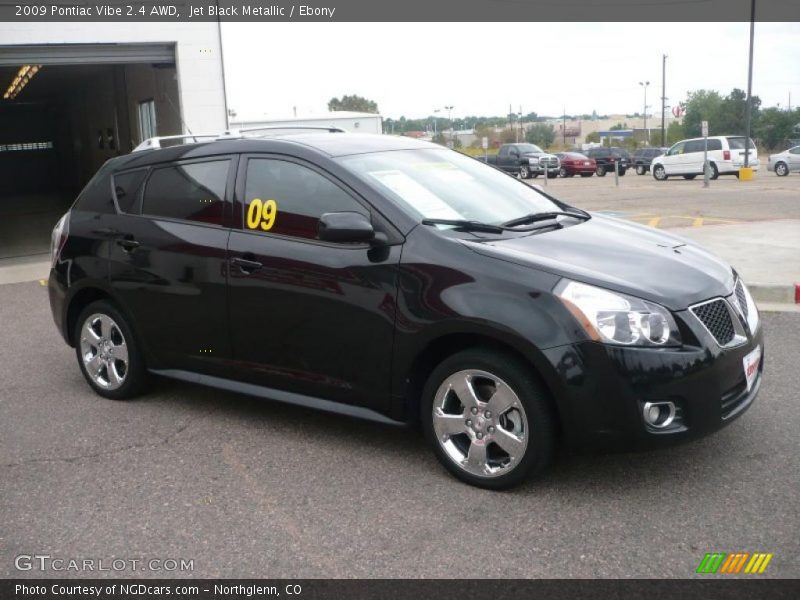 Jet Black Metallic / Ebony 2009 Pontiac Vibe 2.4 AWD