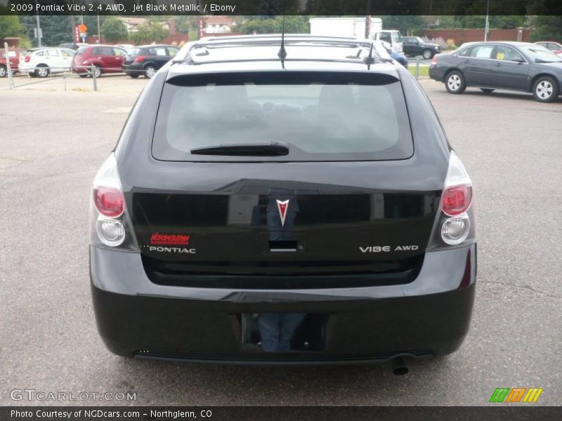 Jet Black Metallic / Ebony 2009 Pontiac Vibe 2.4 AWD