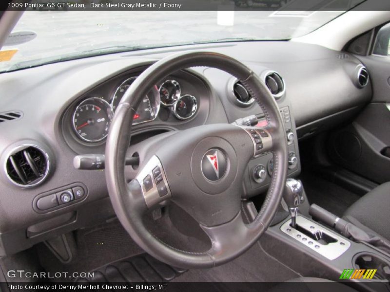 Dark Steel Gray Metallic / Ebony 2009 Pontiac G6 GT Sedan