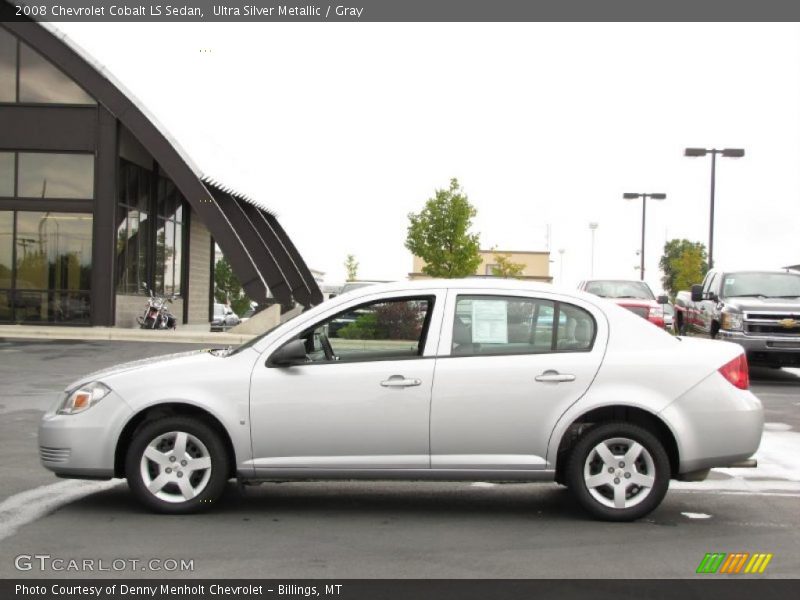 Ultra Silver Metallic / Gray 2008 Chevrolet Cobalt LS Sedan