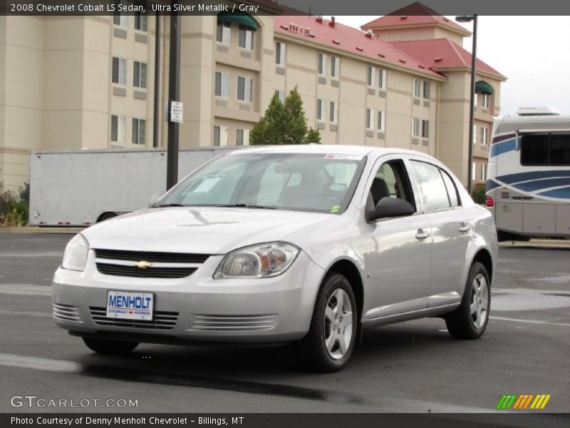 Ultra Silver Metallic / Gray 2008 Chevrolet Cobalt LS Sedan