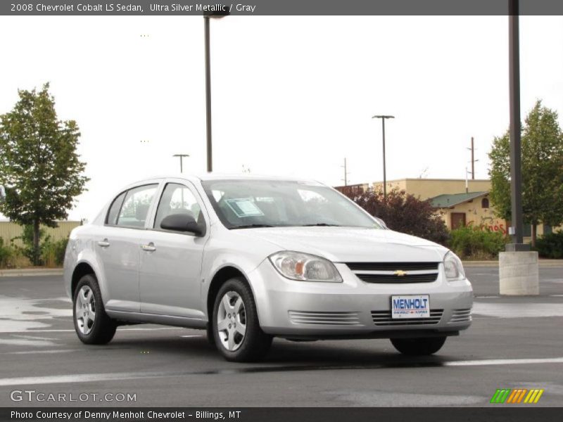 Ultra Silver Metallic / Gray 2008 Chevrolet Cobalt LS Sedan