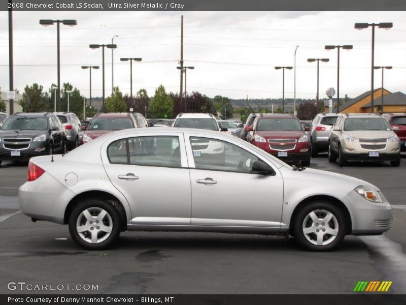 Ultra Silver Metallic / Gray 2008 Chevrolet Cobalt LS Sedan