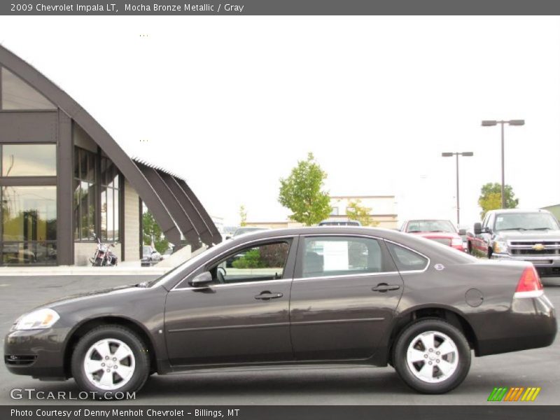 Mocha Bronze Metallic / Gray 2009 Chevrolet Impala LT