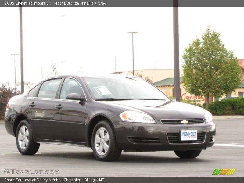 Mocha Bronze Metallic / Gray 2009 Chevrolet Impala LT