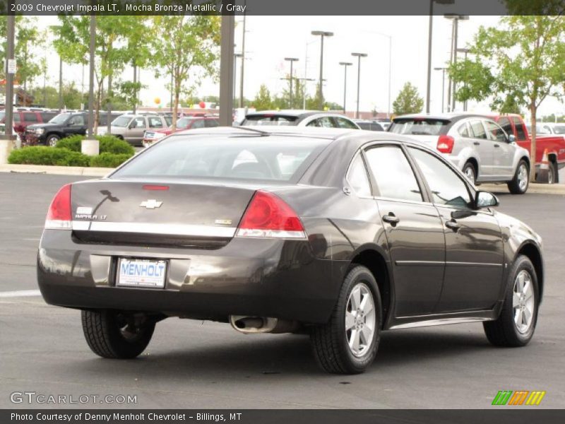 Mocha Bronze Metallic / Gray 2009 Chevrolet Impala LT