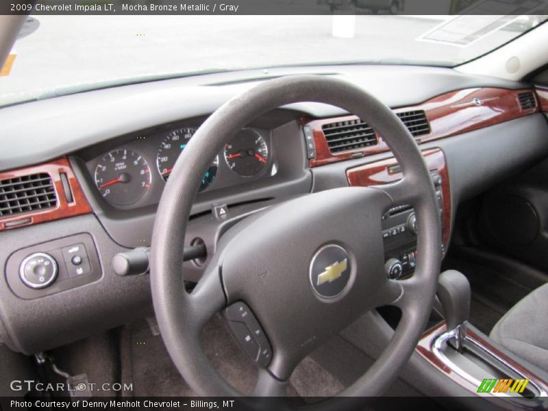 Mocha Bronze Metallic / Gray 2009 Chevrolet Impala LT