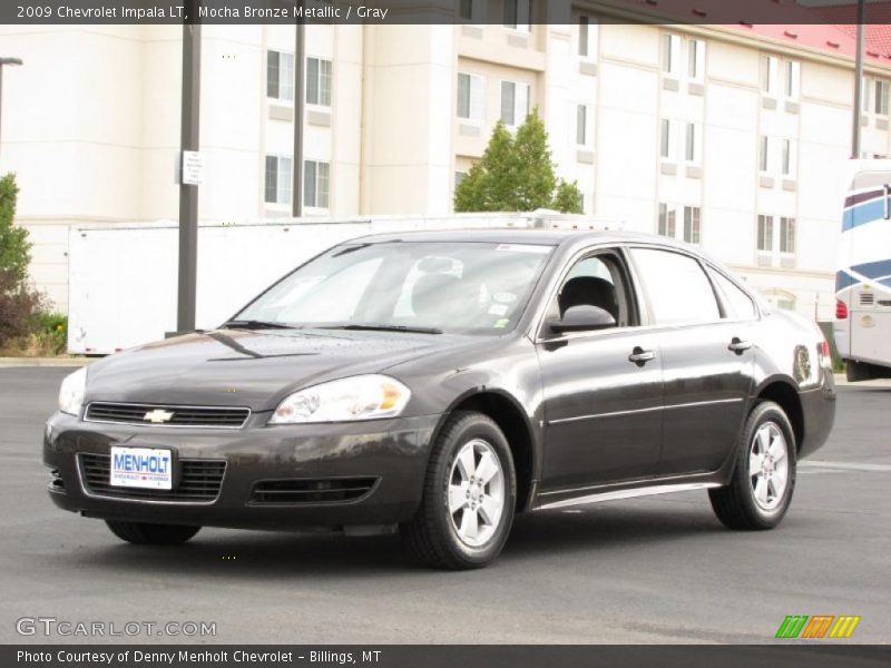 Mocha Bronze Metallic / Gray 2009 Chevrolet Impala LT