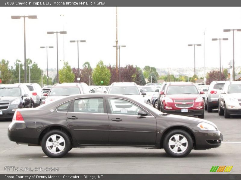 Mocha Bronze Metallic / Gray 2009 Chevrolet Impala LT