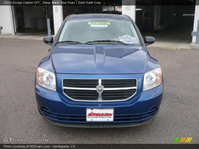 Deep Water Blue Pearl / Dark Slate Gray 2009 Dodge Caliber SXT