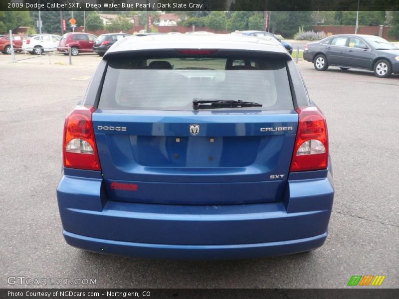Deep Water Blue Pearl / Dark Slate Gray 2009 Dodge Caliber SXT