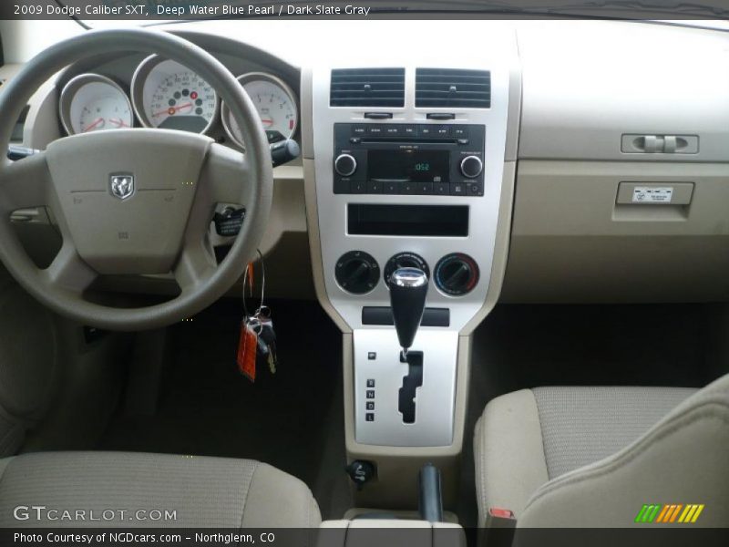 Deep Water Blue Pearl / Dark Slate Gray 2009 Dodge Caliber SXT