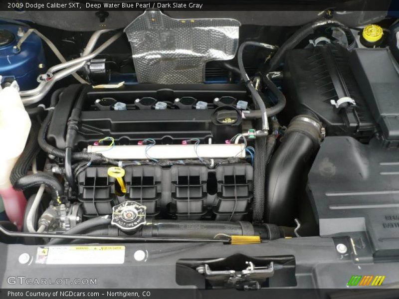 Deep Water Blue Pearl / Dark Slate Gray 2009 Dodge Caliber SXT