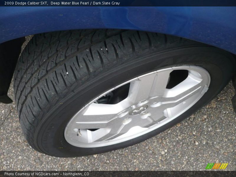 Deep Water Blue Pearl / Dark Slate Gray 2009 Dodge Caliber SXT