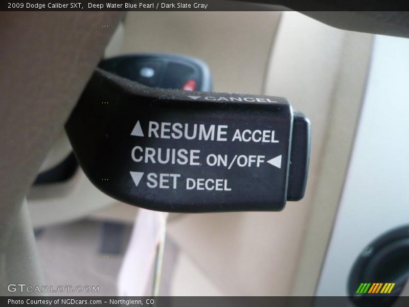 Deep Water Blue Pearl / Dark Slate Gray 2009 Dodge Caliber SXT