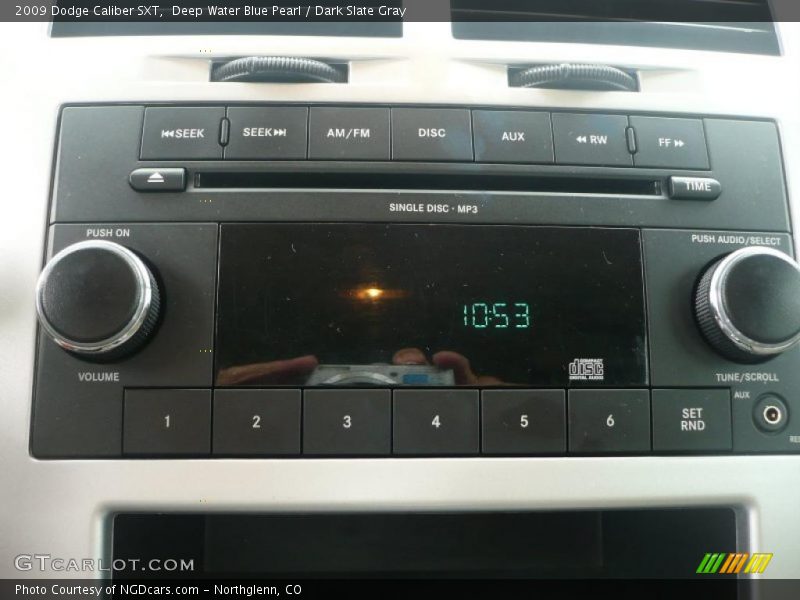 Deep Water Blue Pearl / Dark Slate Gray 2009 Dodge Caliber SXT