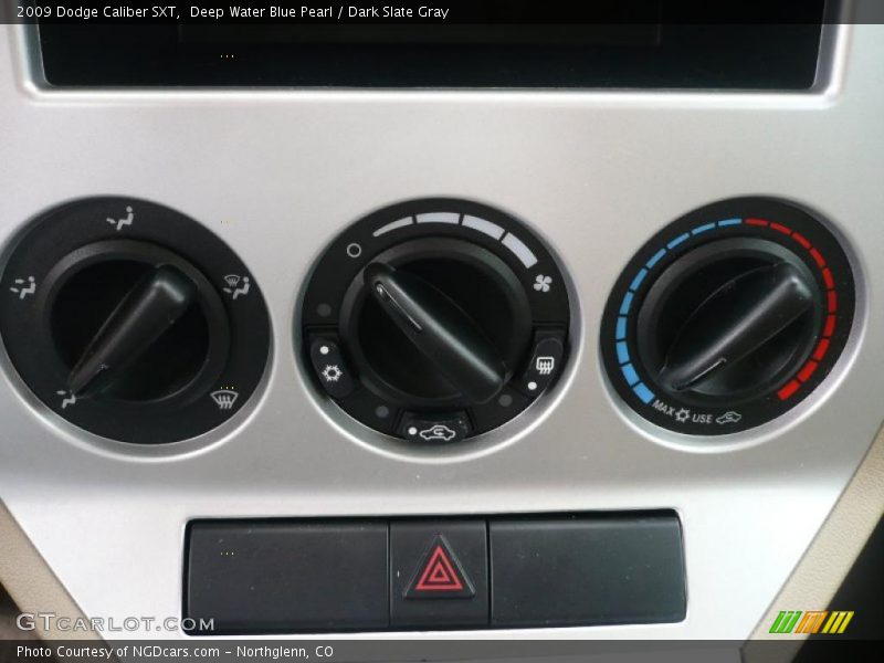 Deep Water Blue Pearl / Dark Slate Gray 2009 Dodge Caliber SXT