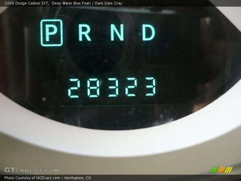 Deep Water Blue Pearl / Dark Slate Gray 2009 Dodge Caliber SXT