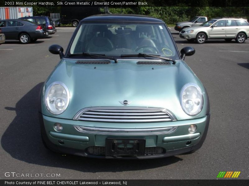 Silk Green Metallic / Emerald Green/Panther Black 2003 Mini Cooper Hardtop