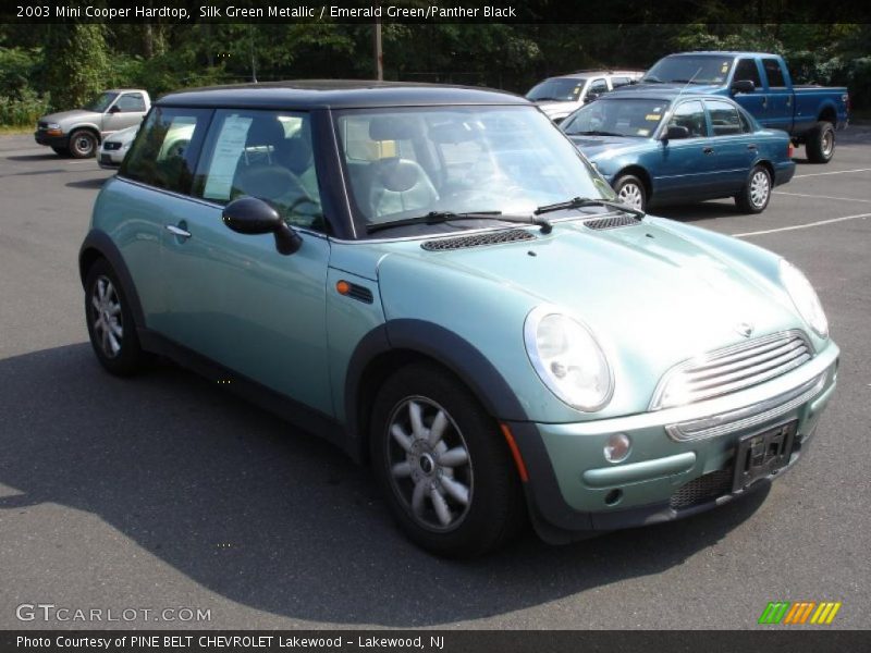 Silk Green Metallic / Emerald Green/Panther Black 2003 Mini Cooper Hardtop