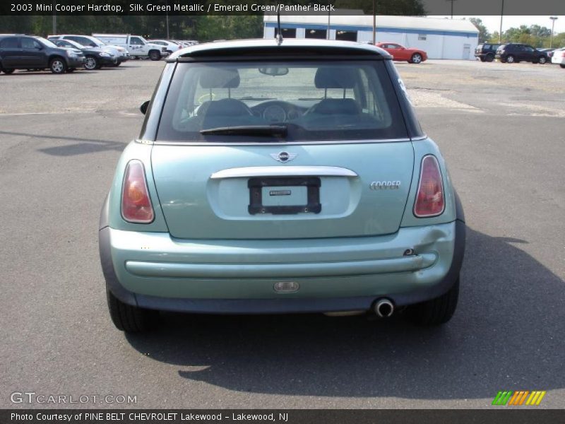 Silk Green Metallic / Emerald Green/Panther Black 2003 Mini Cooper Hardtop