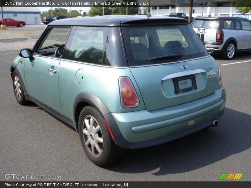 Silk Green Metallic / Emerald Green/Panther Black 2003 Mini Cooper Hardtop