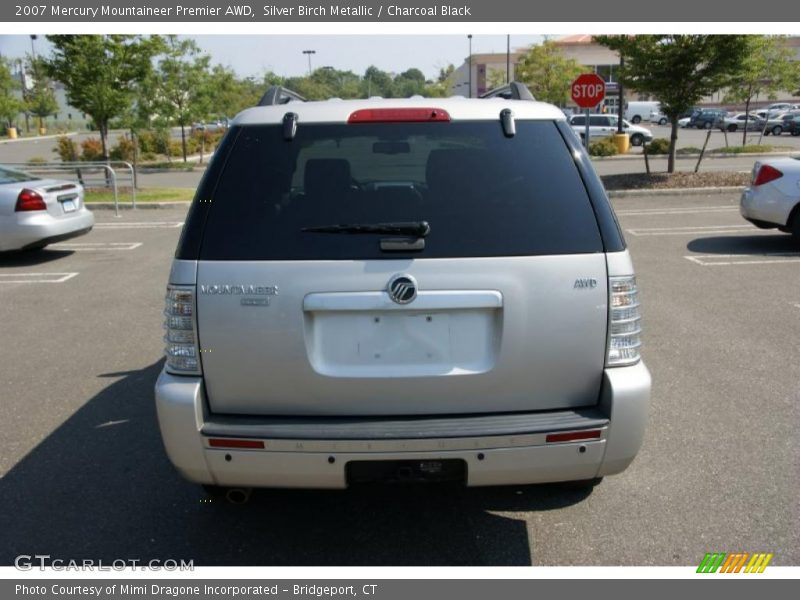 Silver Birch Metallic / Charcoal Black 2007 Mercury Mountaineer Premier AWD