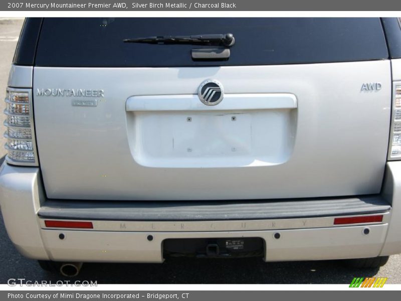 Silver Birch Metallic / Charcoal Black 2007 Mercury Mountaineer Premier AWD