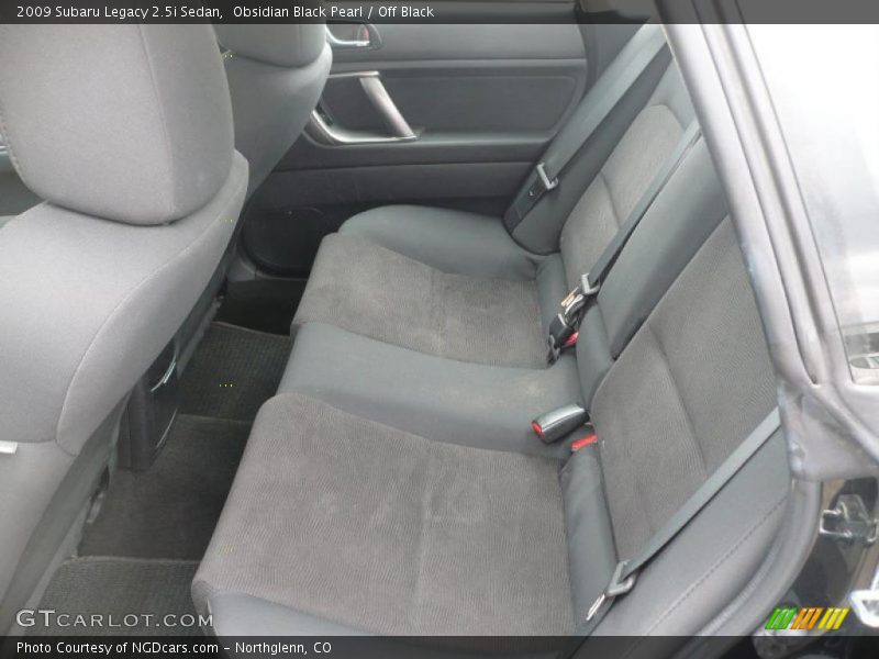 Obsidian Black Pearl / Off Black 2009 Subaru Legacy 2.5i Sedan