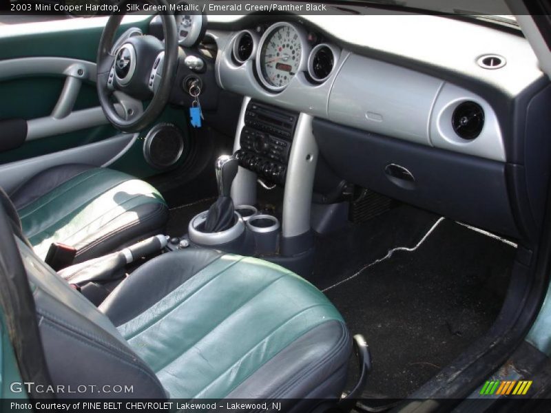 Silk Green Metallic / Emerald Green/Panther Black 2003 Mini Cooper Hardtop