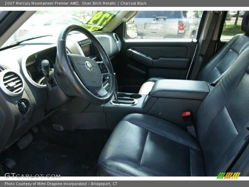 Silver Birch Metallic / Charcoal Black 2007 Mercury Mountaineer Premier AWD