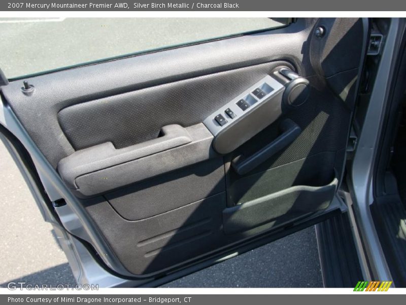 Silver Birch Metallic / Charcoal Black 2007 Mercury Mountaineer Premier AWD