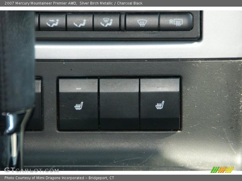 Silver Birch Metallic / Charcoal Black 2007 Mercury Mountaineer Premier AWD