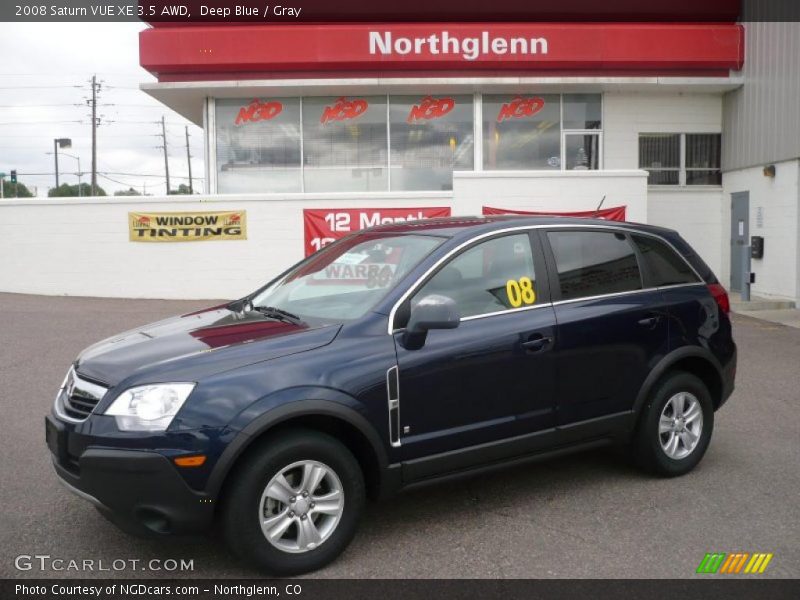 Deep Blue / Gray 2008 Saturn VUE XE 3.5 AWD