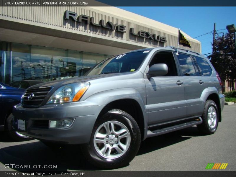 Ash Blue Mica / Dark Gray 2007 Lexus GX 470