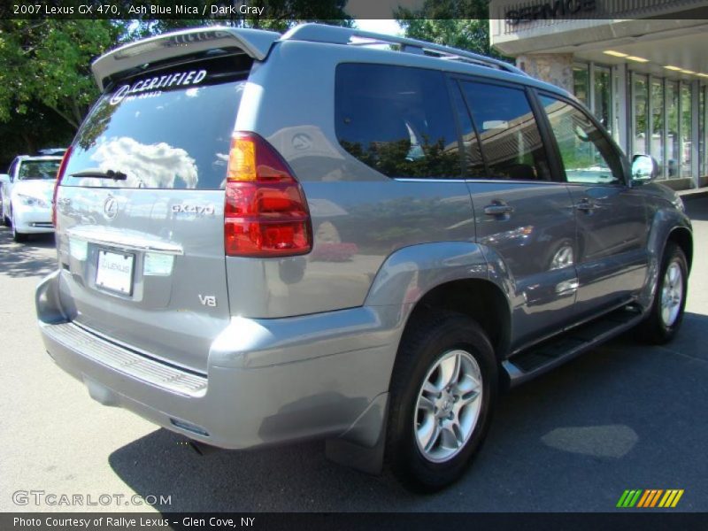 Ash Blue Mica / Dark Gray 2007 Lexus GX 470