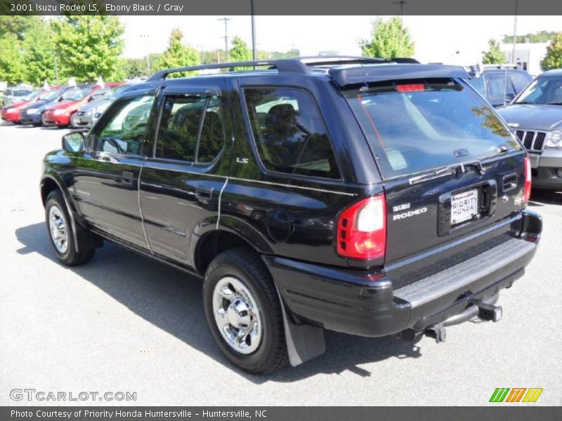 Ebony Black / Gray 2001 Isuzu Rodeo LS
