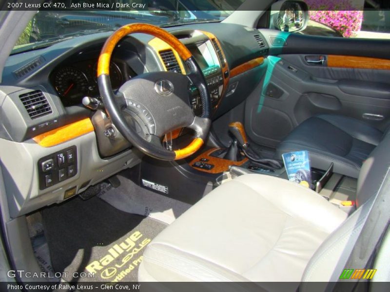 Ash Blue Mica / Dark Gray 2007 Lexus GX 470