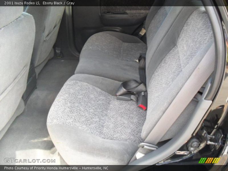 Ebony Black / Gray 2001 Isuzu Rodeo LS