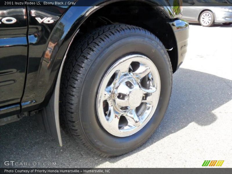 Ebony Black / Gray 2001 Isuzu Rodeo LS