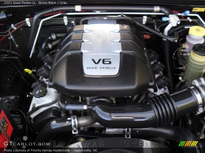 Ebony Black / Gray 2001 Isuzu Rodeo LS