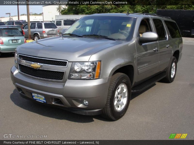 Greystone Metallic / Light Cashmere/Dark Cashmere 2009 Chevrolet Suburban LT 4x4