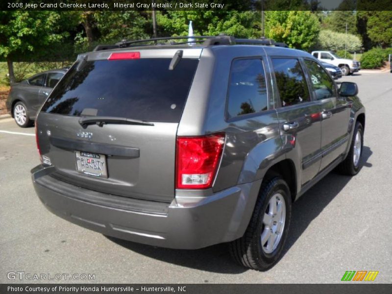 Mineral Gray Metallic / Dark Slate Gray 2008 Jeep Grand Cherokee Laredo
