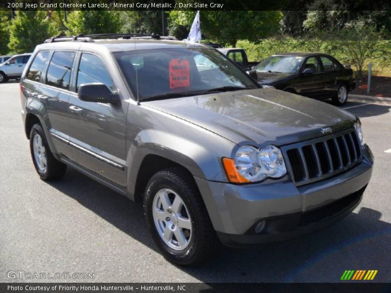 Mineral Gray Metallic / Dark Slate Gray 2008 Jeep Grand Cherokee Laredo