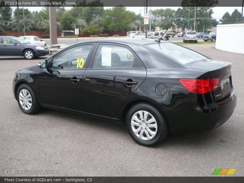 Ebony Black / Stone 2010 Kia Forte EX